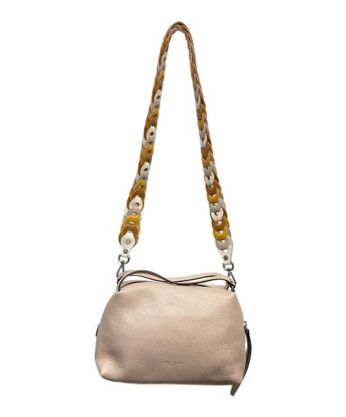 GIANNI CHIARINI（ジャンニ キアリーニ）GIANNI CHIARINI (ジャンニ キアリーニ) アリファショルダーバッグ ベージュの古着・服飾アイテム
