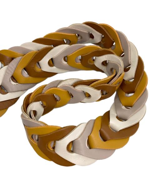 GIANNI CHIARINI（ジャンニ キアリーニ）GIANNI CHIARINI (ジャンニ キアリーニ) アリファショルダーバッグ ベージュの古着・服飾アイテム