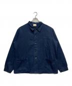 VINTAGEヴィンテージ）の古着「ユーロワークジャケット」｜ブルー