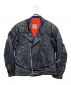 Lewis Leathersルイスレザース）の古着「スーパーモンザライダースジャケット」｜ネイビー