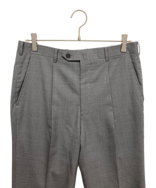 CHESTER BARRIE（チェスターバリー）CHESTER BARRIE (チェスターバリー) ウールスラックス グレー サイズ:0039/64Wの古着・服飾アイテム