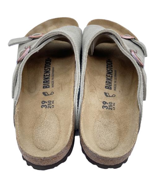 BIRKENSTOCK（ビルケンシュトック）BIRKENSTOCK (ビルケンシュトック) チューリッヒスエードサンダル ベージュ サイズ:39の古着・服飾アイテム