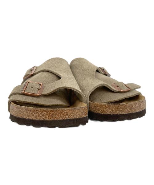 BIRKENSTOCK（ビルケンシュトック）BIRKENSTOCK (ビルケンシュトック) チューリッヒスエードサンダル ベージュ サイズ:39の古着・服飾アイテム