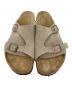 中古・古着 BIRKENSTOCK (ビルケンシュトック) チューリッヒスエードサンダル ベージュ サイズ:39：6000円
