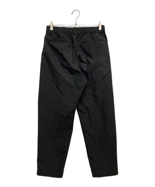 Thingless（シングレス）thingless (シングレス) 1PLEAT OVAL PANTS ブラック サイズ:Mの古着・服飾アイテム
