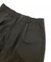 中古・古着 thingless (シングレス) 1PLEAT OVAL PANTS ブラック サイズ:M：7000円
