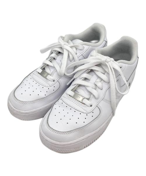 NIKE（ナイキ）NIKE (ナイキ) AIR FORCE 1 LE GS ホワイト サイズ:24.5の古着・服飾アイテム