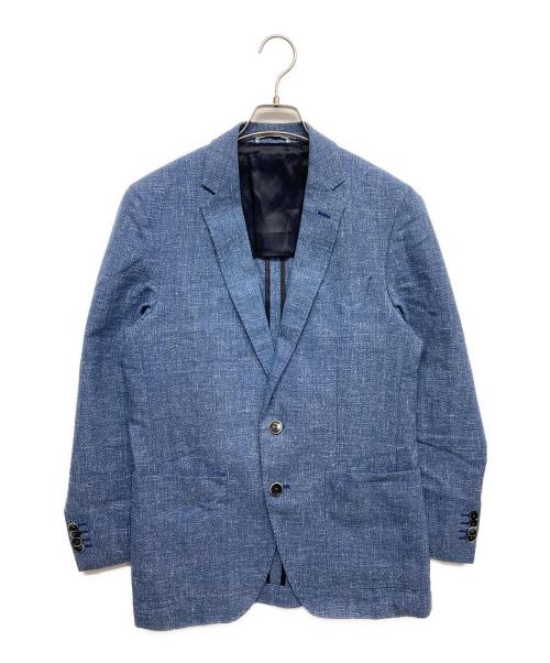 HUGO BOSS（ヒューゴ ボス）HUGO BOSS (ヒューゴ ボス) SLIM FIT ジャケット ブルー サイズ:44の古着・服飾アイテム