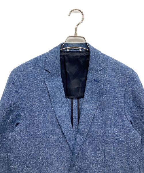 HUGO BOSS（ヒューゴ ボス）HUGO BOSS (ヒューゴ ボス) SLIM FIT ジャケット ブルー サイズ:44の古着・服飾アイテム