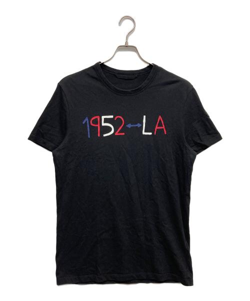 MONCLER（モンクレール）MONCLER (モンクレール) MAGLIA T-SHIRT ブラック サイズ:Ⅼの古着・服飾アイテム