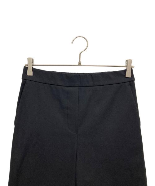 theory luxe（セオリーリュクス）theory luxe (セオリーリュクス) リネンブレンドストレートパンツ ブラック サイズ:040の古着・服飾アイテム