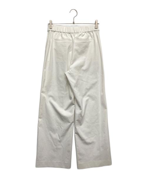 theory luxe（セオリーリュクス）theory luxe (セオリーリュクス) リネンブレンドストレートパンツ ホワイト サイズ:040の古着・服飾アイテム