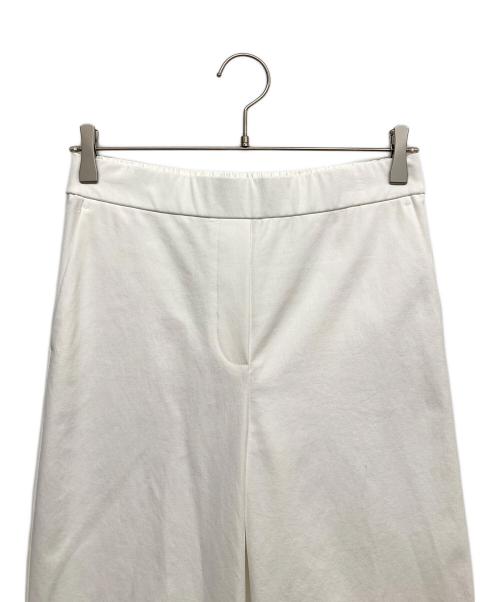 theory luxe（セオリーリュクス）theory luxe (セオリーリュクス) リネンブレンドストレートパンツ ホワイト サイズ:040の古着・服飾アイテム