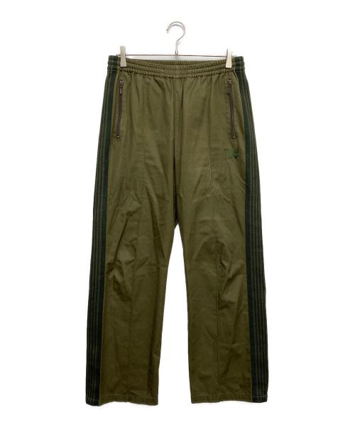 Needles（ニードルズ）Needles (ニードルズ) nano・universe (ナノ・ユニバース) 別注TRACK PANTS カーキ サイズ:Mの古着・服飾アイテム