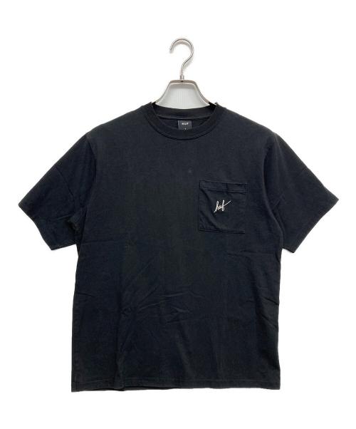 HUF（ハフ）HUF (ハフ) ポケットTシャツ ブラック サイズ:Sの古着・服飾アイテム