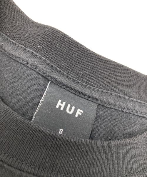 HUF（ハフ）HUF (ハフ) ポケットTシャツ ブラック サイズ:Sの古着・服飾アイテム