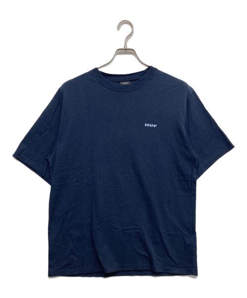 HUF（ハフ）HUF (ハフ) バックプリントTシャツ ネイビー サイズ:Mの古着・服飾アイテム