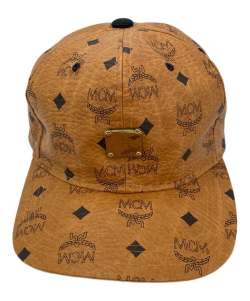 MCM（エムシーエム）MCM (エムシーエム) ヴィセトス ヴィンテージキャップ ブラウンの古着・服飾アイテム