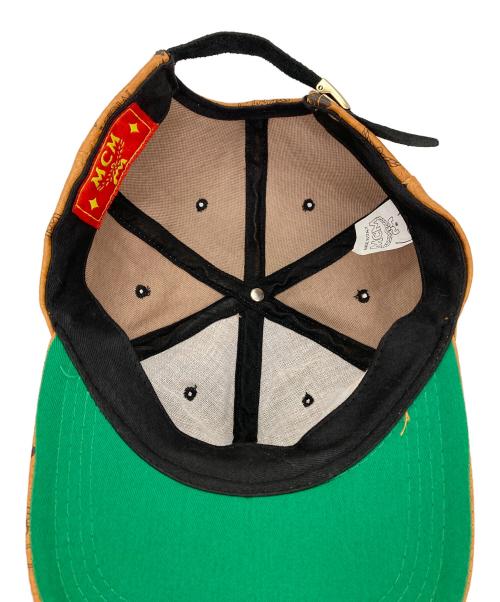 MCM（エムシーエム）MCM (エムシーエム) ヴィセトス ヴィンテージキャップ ブラウンの古着・服飾アイテム