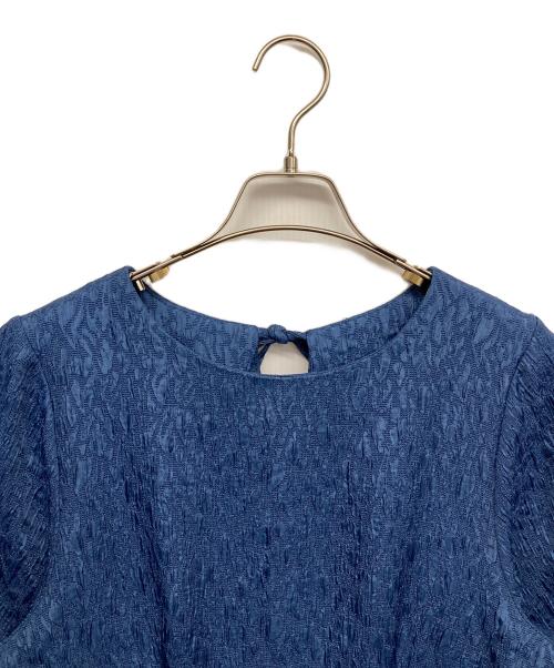 ROSSO（ロッソ）ROSSO (ロッソ) ジャガードドレス ネイビー サイズ:Freeの古着・服飾アイテム