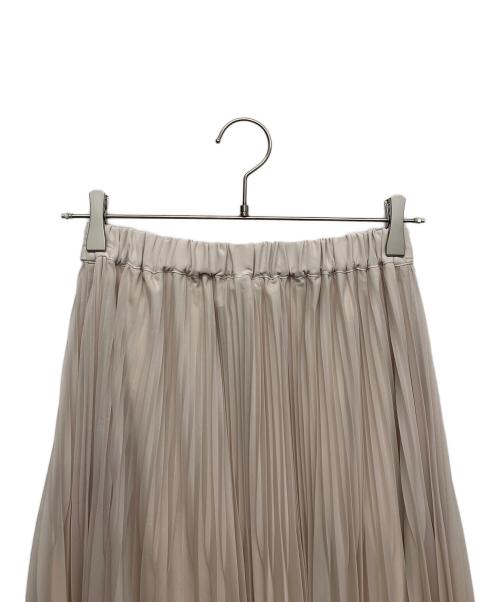 FRAY ID（フレイ アイディー）FRAY ID (フレイ アイディー) シアーチュールプリーツスカート ベージュ サイズ:1の古着・服飾アイテム