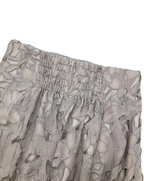 Apuweiser-riche（アプワイザーリッシェ）Apuweiser-riche (アプワイザーリッシェ) カットワークロングスカート パープル サイズ:1の古着・服飾アイテム