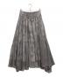 Snidel (スナイデル) シフォンオーバープリントスカート グレー サイズ:1：3500円