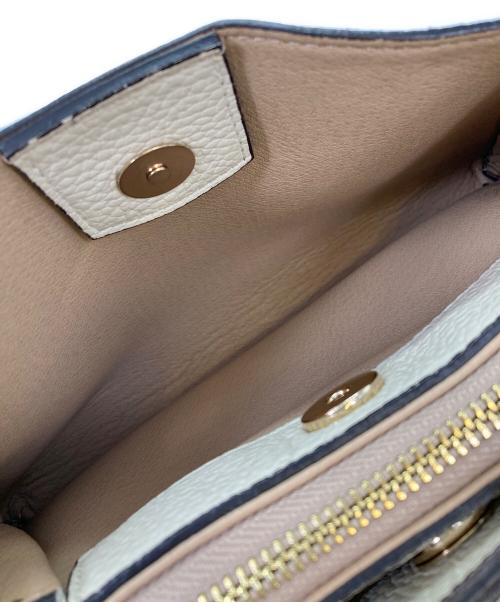 BARNEYS NEWYORK（バーニーズ・ニューヨーク）BARNEYS NEWYORK (バーニーズ・ニューヨーク) 2WAYショルダーバッグ ベージュの古着・服飾アイテム