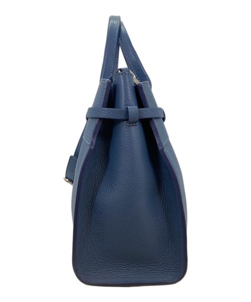 CHRISTIAN VILLA（クリスチャンヴィラ）CHRISTIAN VILLA (クリスチャンヴィラ) PEGGY2WAYレザーバッグ ブルーの古着・服飾アイテム