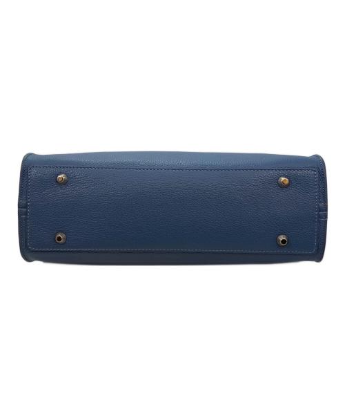 CHRISTIAN VILLA（クリスチャンヴィラ）CHRISTIAN VILLA (クリスチャンヴィラ) PEGGY2WAYレザーバッグ ブルーの古着・服飾アイテム