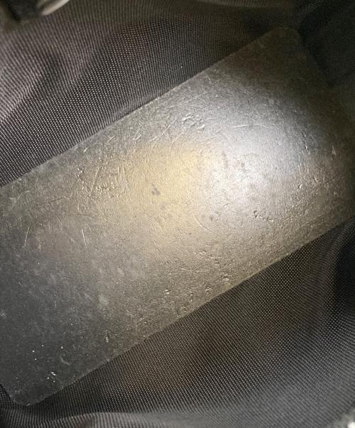 COMME des GARCONS（コムデギャルソン）COMME des GARCONS (コムデギャルソン) フェイクレザー ショルダーバッグ ブラックの古着・服飾アイテム