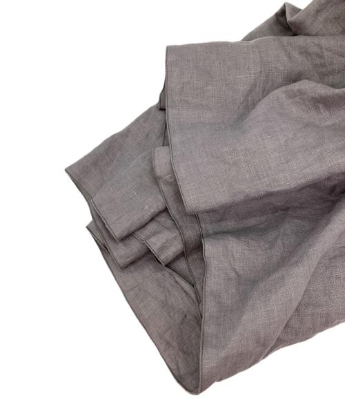 VERMEIL par iena（ヴェルメイユ パー イエナ）VERMEIL par iena (ヴェルメイユ パー イエナ) ワッシャーリネンワンピース ブラウン サイズ:無しの古着・服飾アイテム