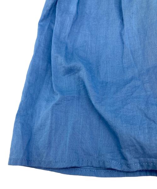 SLOBE IENA（スローブ イエナ）SLOBE IENA (スローブ イエナ) コットンボイルピンタックティアードワンピース ブルー サイズ:FREEの古着・服飾アイテム