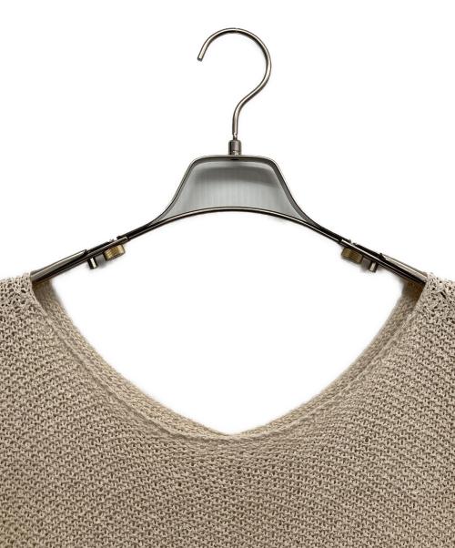 Spick and Span（スピック＆スパン）Spick and Span (スピックアンドスパン) ペーパーヤーン2WAYプルオーバー ベージュ サイズ:FREEの古着・服飾アイテム