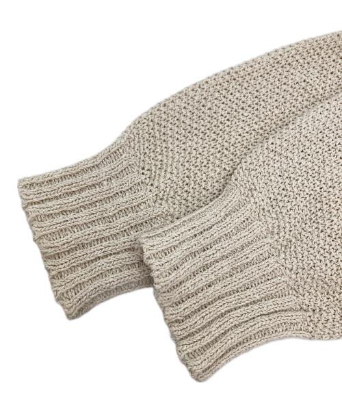 Spick and Span（スピック＆スパン）Spick and Span (スピックアンドスパン) ペーパーヤーン2WAYプルオーバー ベージュ サイズ:FREEの古着・服飾アイテム
