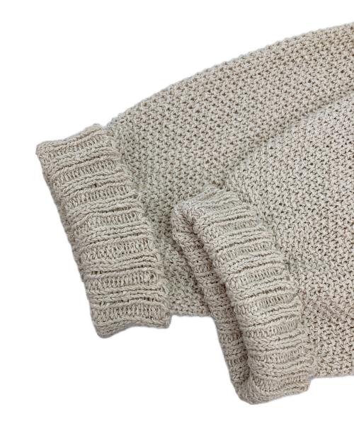 Spick and Span（スピック＆スパン）Spick and Span (スピックアンドスパン) ペーパーヤーン2WAYプルオーバー ベージュ サイズ:FREEの古着・服飾アイテム