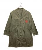 不明フメイ）の古着「ミリタリーコート」｜グリーン