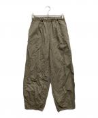 JOURNAL STANDARD relumeジャーナルスタンダード レリューム）の古着「コットンツイルイージーカーブパンツ」｜グリーン