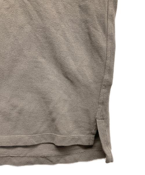 nonnative（ノンネイティブ）nonnative (ノンネイティブ) CLERK S/S POLO SHIRT COTTON PIQUE OVERDYED グレー サイズ:3の古着・服飾アイテム