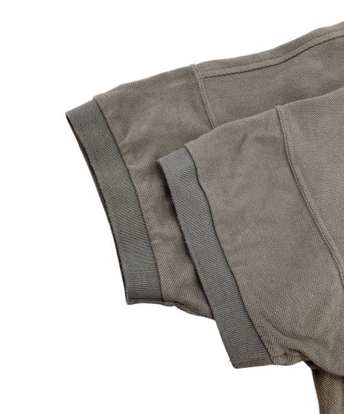 nonnative（ノンネイティブ）nonnative (ノンネイティブ) CLERK S/S POLO SHIRT COTTON PIQUE OVERDYED グレー サイズ:3の古着・服飾アイテム