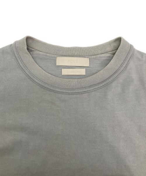 YOKE（ヨーク）YOKE (ヨーク) Oversized Inside out T shirts グレー サイズ:2の古着・服飾アイテム
