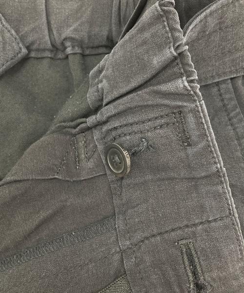 ISSEY MIYAKE MEN（イッセイミヤケメン）ISSEY MIYAKE MEN (イッセイミヤケメン) ギャバジンベルエッドパンツ ブラック サイズ:2の古着・服飾アイテム