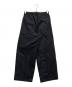 MARKAWARE (マーカウェア) TRIPLE PLEATED EASY TROUSERS ブラック サイズ:1：15000円