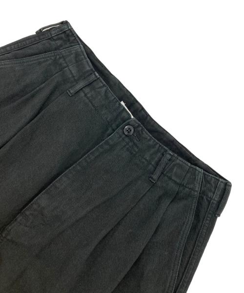 doublet（ダブレット）doublet (ダブレット) SILK TWILL MILITARY PANTS ブラック サイズ:Sの古着・服飾アイテム