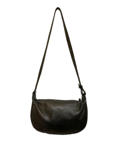 SLOW（スロウ）SLOW (スロウ) レザーショルダーバッグ ブラウンの古着・服飾アイテム