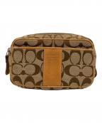 COACHコーチ）の古着「ウエストポーチ」｜ブラウン