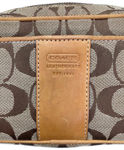 COACH（コーチ）COACH (コーチ) ウエストポーチ ブラウンの古着・服飾アイテム