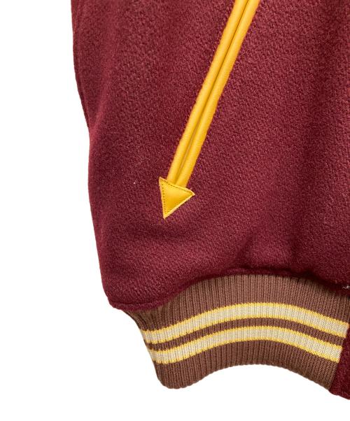 whitesville（ホワイツビル）WHITESVILLE (ホワイツビル) WOOL MELTON AWARD JACKET レッド サイズ:38の古着・服飾アイテム