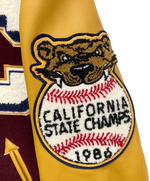 whitesville（ホワイツビル）WHITESVILLE (ホワイツビル) WOOL MELTON AWARD JACKET レッド サイズ:38の古着・服飾アイテム