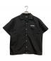 X-LARGE（エクストララージ）の古着「DRAWING OG OPEN COLLAR SHIRT」｜ブラック